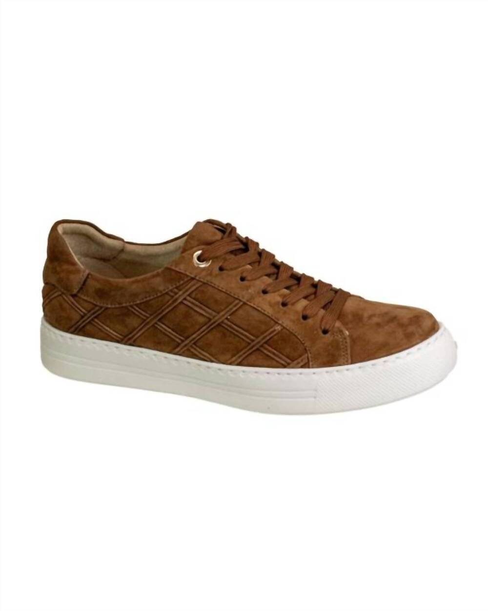 NEW VANELI women's yashi laceup platform sneaker in cuoio suede